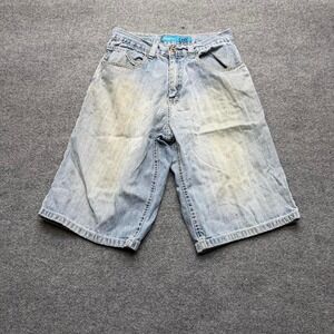 Y2K wckd mens baggy vintage jorts embroidered size 32